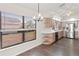 Kitchen with stainless steel appliances and wood cabinets at 9131 Haas Dr, Hudson, FL 34669