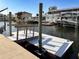 Private boat dock with access to the water at 6530 Driftwood Dr, Hudson, FL 34667