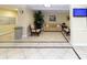 Building lobby with comfortable seating and mailboxes at 4516 Seagull Dr # 414, New Port Richey, FL 34652