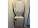 Stackable washer and dryer with easy-to-use controls at 7712 Hillside Ct # 202, Hudson, FL 34667