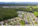 Aerial view of house and surrounding neighborhood at 1153 Dustan Pl, Trinity, FL 34655