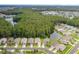 Aerial view of house and surrounding neighborhood at 1153 Dustan Pl, Trinity, FL 34655