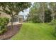 Spacious backyard with lush greenery and a large grassy area at 1153 Dustan Pl, Trinity, FL 34655