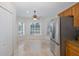 Bright breakfast nook with a view and hardwood floors at 1153 Dustan Pl, Trinity, FL 34655