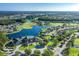 Community clubhouse with pool and parking at 1153 Dustan Pl, Trinity, FL 34655