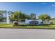 Heritage Springs community entrance sign with landscaping at 1153 Dustan Pl, Trinity, FL 34655