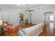 Living room with hardwood floors, and access to sunroom at 1153 Dustan Pl, Trinity, FL 34655