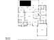 Floor plan showing a spacious home with multiple bedrooms, a large living area, and a two-car garage at 9410 Fox Hollow Ln, Weeki Wachee, FL 34613