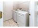 Conveniently located laundry room equipped with a modern washer and dryer at 2529 Sandy Hill Ct, Holiday, FL 34691