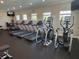 Fitness center with various cardio and strength equipment at 13447 Newport Shores Dr, Hudson, FL 34669