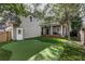 Expansive backyard featuring a putting green at 804 S Fremont Ave, Tampa, FL 33606