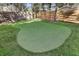 Artificial turf putting green in backyard, perfect for practicing your short game at 804 S Fremont Ave, Tampa, FL 33606