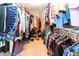 Large walk-in closet with ample hanging and shelf space at 12528 Roseland Dr, New Port Richey, FL 34654