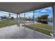 Screened porch overlooking the canal with great backyard views at 12637 2Nd Isle, Hudson, FL 34667
