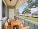 Relaxing patio with seating and view of green space at 230 Thorn Tree Pl # 230, Brandon, FL 33510