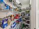 Well-organized pantry with ample shelving at 11654 Holly Ann Dr, New Port Richey, FL 34654