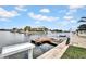 Extended dock with water access and scenic views at 3465 Gulf Coast Dr, Hernando Beach, FL 34607