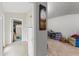 Hallway leading to additional rooms in the house at 37351 Neighbors Path, Zephyrhills, FL 33542