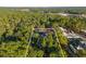 Aerial view of treelined property; perfect for those who desire privacy! at 7376 Fall St, Brooksville, FL 34613