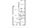 Two-bedroom, two-bathroom home floor plan at 121 Lindsay Ln # 31, Oldsmar, FL 34677