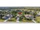 Aerial view of home and surrounding golf course community at 13235 Legends Trl, Dade City, FL 33525