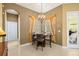 Cozy breakfast nook with a charming window setting at 13235 Legends Trl, Dade City, FL 33525