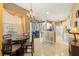 Kitchen features a breakfast nook and views to the living area at 13235 Legends Trl, Dade City, FL 33525