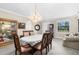 Formal dining room with chandelier and table at 692 Challice Dr, Spring Hill, FL 34609