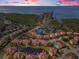 Bird's eye view of waterfront community near Anclote Island at 1545 Citrine Trl, Tarpon Springs, FL 34689