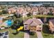 Luxury condo community with resort-style pool and water access at 1545 Citrine Trl, Tarpon Springs, FL 34689