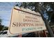 Sign for Tarpon Springs Historic Downtown Shopping District at 1545 Citrine Trl, Tarpon Springs, FL 34689
