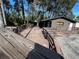 Wooden deck with views of the surrounding landscape at 3234 Ella Ln, New Port Richey, FL 34655