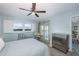 Light and airy bedroom with a view and en-suite bath at 8150 Brent St # 746, Port Richey, FL 34668
