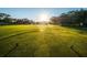 Peaceful golf course view at sunset at 9609 Brookdale Dr, New Port Richey, FL 34655