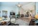 Open and spacious living area, showcasing the dining and kitchen areas at 9609 Brookdale Dr, New Port Richey, FL 34655