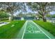 Shuffleboard court nestled in the community at 9609 Brookdale Dr, New Port Richey, FL 34655