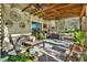 Spacious covered patio, perfect for outdoor entertaining at 10724 Burning Bush Ter, Land O Lakes, FL 34638