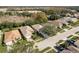 Aerial view of residential neighborhood street at 14120 Whitecap Ave, Hudson, FL 34667