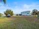Backyard with agility course and water views at 3340 Oleander Dr, Hernando Beach, FL 34607