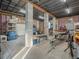 Spacious garage with ample storage; kayaks and other equipment visible at 3340 Oleander Dr, Hernando Beach, FL 34607