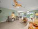 Open living space with comfortable seating and water views at 3340 Oleander Dr, Hernando Beach, FL 34607