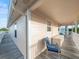 Relaxing deck with seating and storage space at 3340 Oleander Dr, Hernando Beach, FL 34607