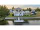 Two-story waterfront home with private dock and balcony at 3340 Oleander Dr, Hernando Beach, FL 34607