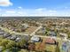 Aerial view of a residential neighborhood with a large lot available at 3470 Cedar Crest Loop, Spring Hill, FL 34609