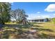 넓은 잔디밭이 있는 넓은 뒷마당 at 3470 Cedar Crest Loop, Spring Hill, FL 34609