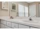 Clean bathroom with dual sinks and ample counter space at 3470 Cedar Crest Loop, Spring Hill, FL 34609