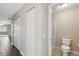 Simple bathroom with a toilet and shower at 3470 Cedar Crest Loop, Spring Hill, FL 34609