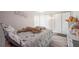 bedroom with unicorn bedding and plenty of closet space at 3470 Cedar Crest Loop, Spring Hill, FL 34609