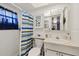 Clean bathroom with shower/tub combo and vanity at 4231 Richmere Dr # 3D, New Port Richey, FL 34652