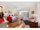 Spacious bedroom featuring hardwood floors, ample natural light, and well-placed furniture for a comfortable and stylish retreat at 4886 Westchester Ct, Oldsmar, FL 34677
